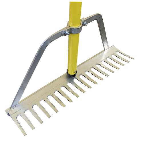 Red Rooster® Landscape Bow Rake, Aluminum Head and Handle, 18